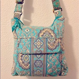Vera Bradley Shoulder TOTALLY TURQ Retired Spring 2010 in Excellent Condition